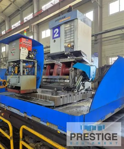Used 2008 DOOSAN DB-130CX Horizontal Table Type Boring Mills New York US | Prestige Equipment #198228