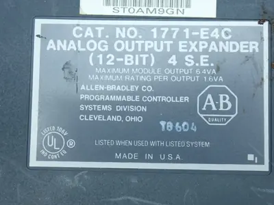 USED ALLENBRADLEY 1771ASB