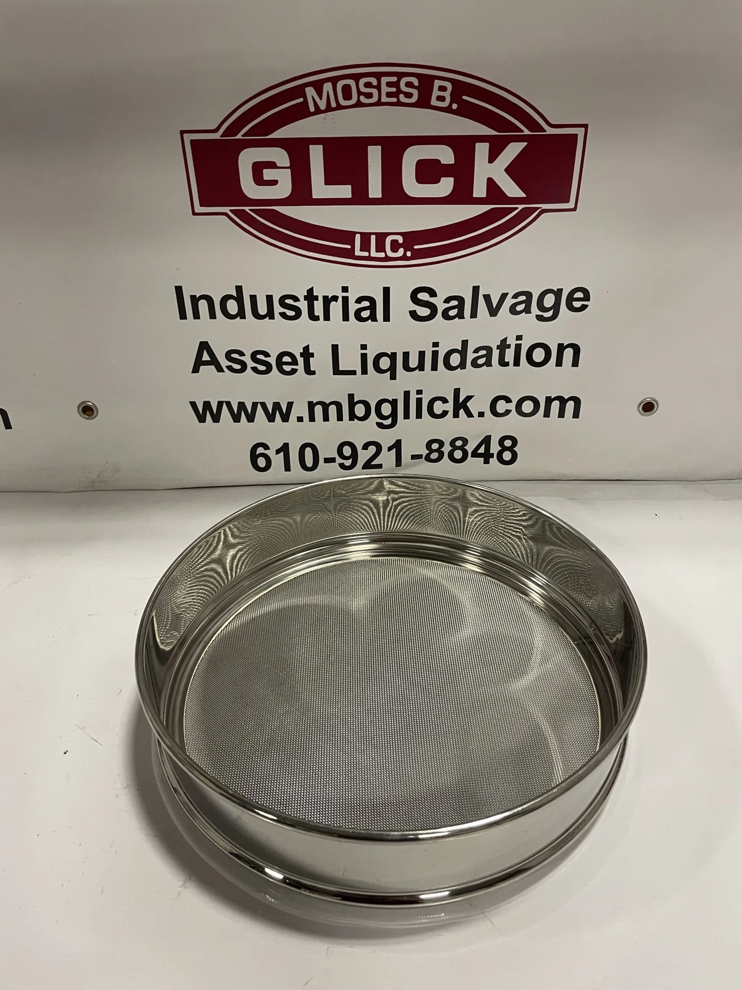 12” Stainless Steel Laboratory Test Sieve #25 Mesh Screen