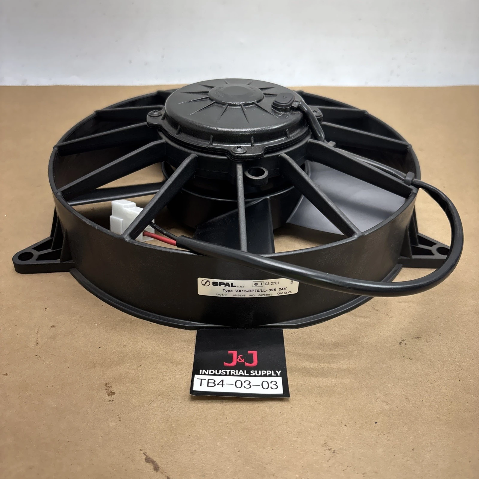 New | in-Stock Spal VA15-BP70/LL-39S HVAC Parts and Equipment Indiana US | J&J Industrial Supply #1310739
