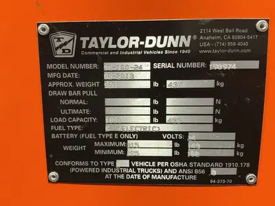 Used 2013 TAYLORDUNN SC10024 Maintenance Carts Ohio US | HGR 24 #1404972