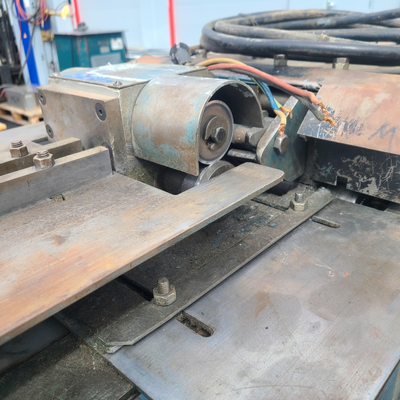 U14687C Used Lockformer triplex w/ slitting attachment