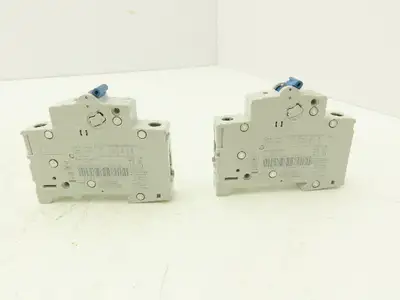 Allen Bradley 1492-D1C060 Mini Circuit Breaker 6A 1-Pole 220V 1PH Ser D Lot of 2