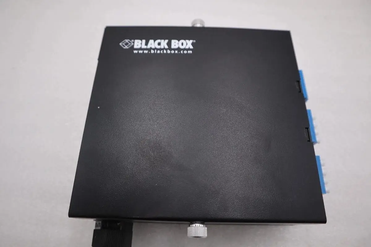 Black Box JPM398A JPM39 Series DIN Rail Mini Fiber Enclosure STOCK K-1116-A