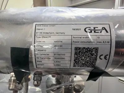 Westfalia FSE 10-06-077 biotech clarifier, 316SS.