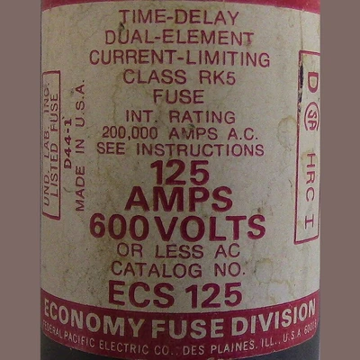 ECON 125 Amp Class RK5 Fuse