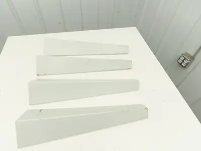 Omga Machine Base Table Legs 26-1/2" Long White Radial Arm Saw Set of 4
