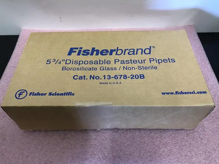 FISHERBRAND 5 3-4 DISPOSABLE PASTEUR PIPETS