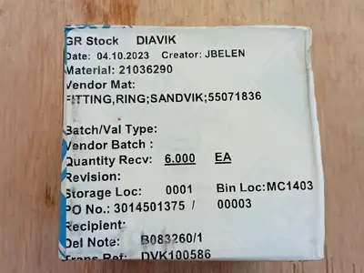 New | in-Stock SANDVIK 55071836 Parts British Columbia CA | Lenmark #1442923