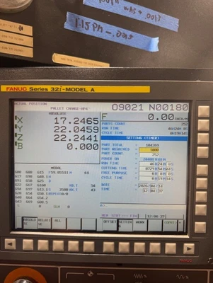 2012 Doosan HC400 Horizontal Machining Center
