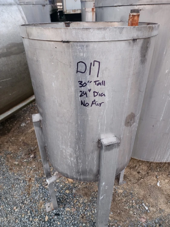 Used Stainless 50 Gallon Stainless Steel Tanks Georgia US | Athens Packaging & Processing #914807