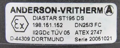 NEW GEORG FISCHER 198-151-152 DIAPHRAGM VALVE DIASTAR ST195 DS 198151152