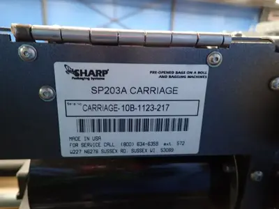 Used 2010 SHARP MAX 20 Miscellaneous Packaging Equipment Ohio US | HGR 24 #1056338