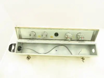Hoffman F-44T24HC Hinged Cover Wiring Trough Electrical Box Gutter 24x4x4"