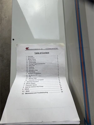 Used TECHNICAL INDUSTRIAL TIC201S Pad Printers Washington US | MachineryMax #1295183