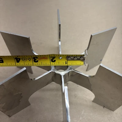 Aokl Agitator Stainless Steel 8 1/4” Wide 4 3/8”tall 1” Bore Fast  Shipping.