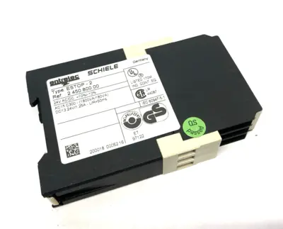 USED SCHIELE ENTRELEC MECOTRON® SAFETY RELAY ESTOP-2