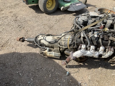 Chevy 5.3L V8 gas engine with 4L60E automatic transmission, used, said to have approx 120,000 miles ...