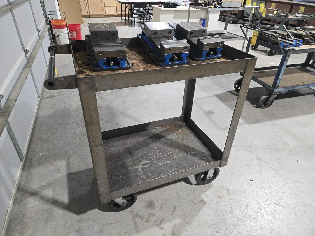 Metal Rolling Cart (Contents Excluded)