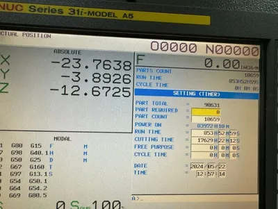2008 FANUC ROBODRILL AT-21IFL Vertical Machining Centers | Midstate Machinery (2)