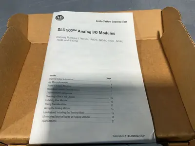 Used ALLENBRADLEY 1746NIO4V PLC Input & Output Ohio US | HGR 24 #1508141