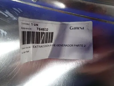 Gamesa Generator Air Extraction Housing