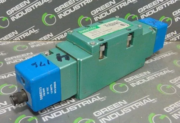 Numatics 123BA400MP Solenoid Valve 232 PSIG 24VDC 25A Dual Coil Used