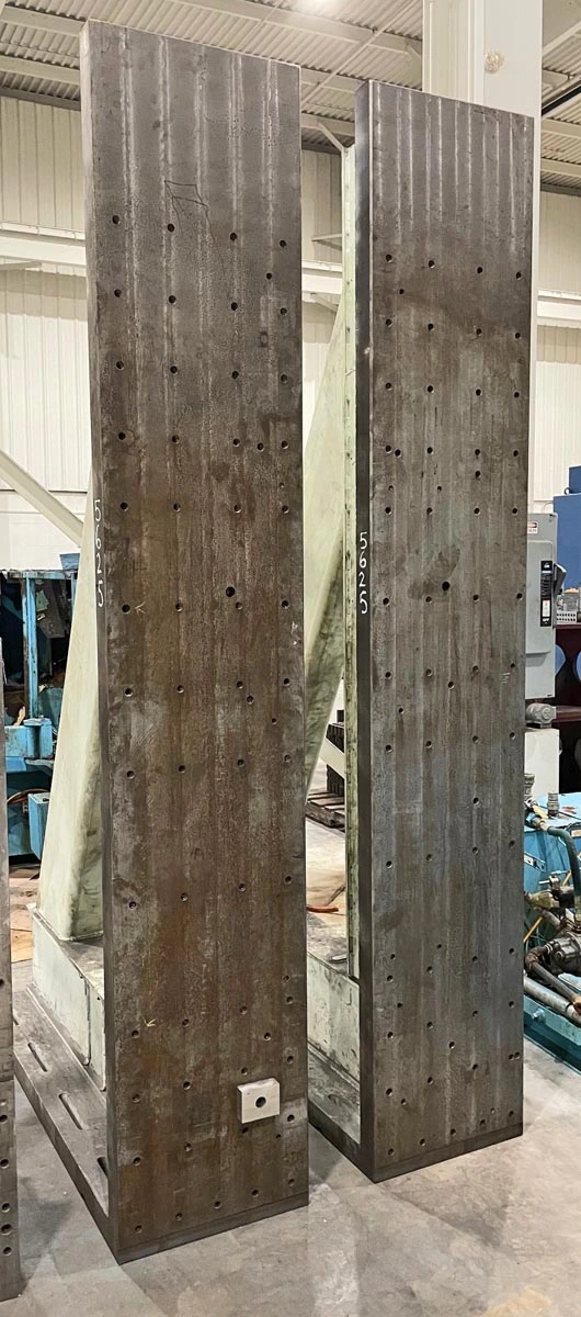 109″ X 20″ FABRICATED ANGLE PLATE PAIR