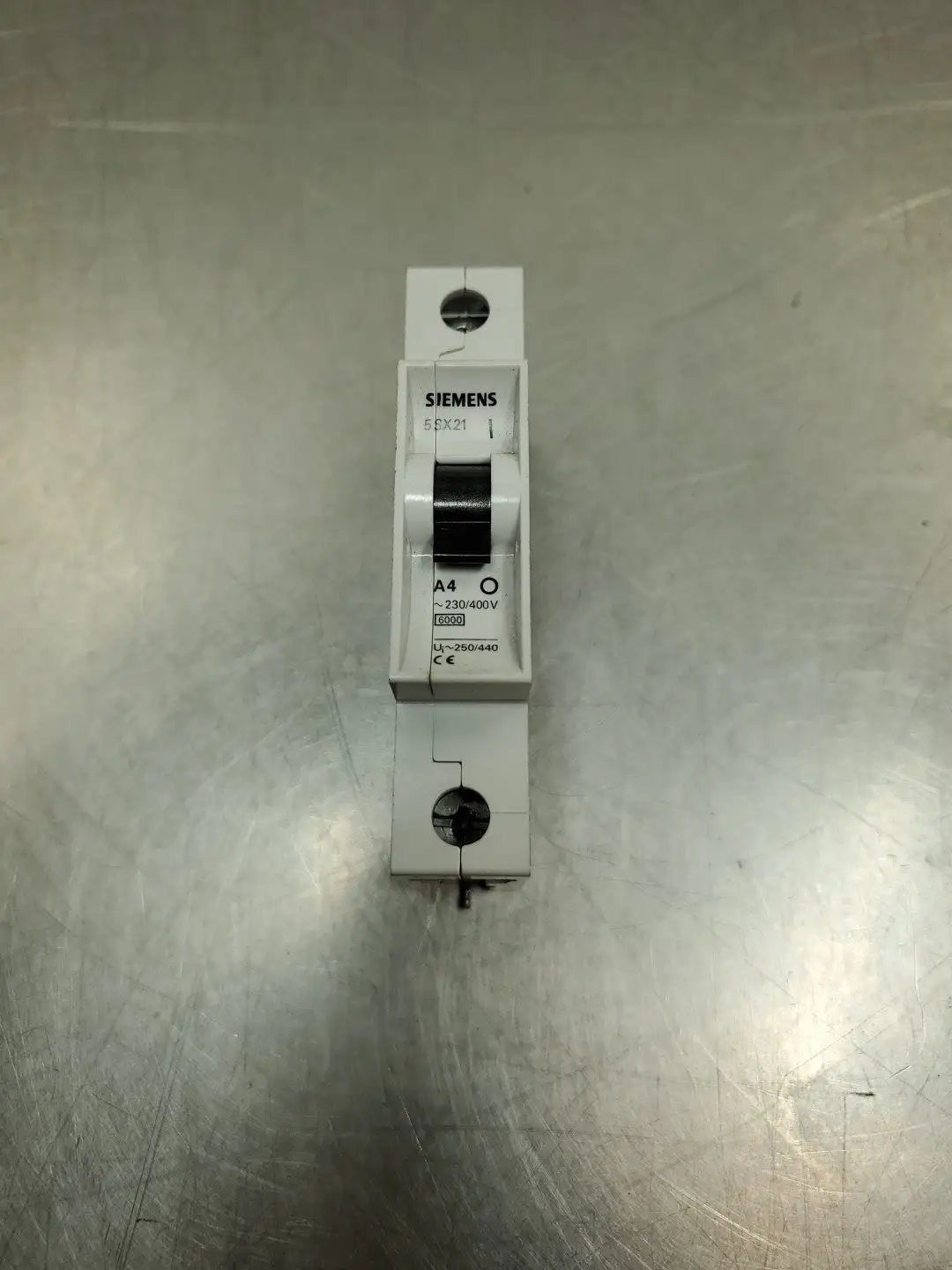 USED Siemens 5SX21 A4 Single-Pole Breaker, 230/400V