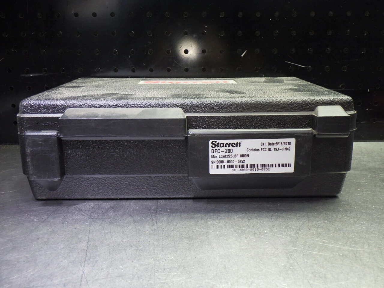 Starrett 200 lbf  Â±0.1% Load Cell Capacity Digital Force Gage DFC-200 (LOC1088B)