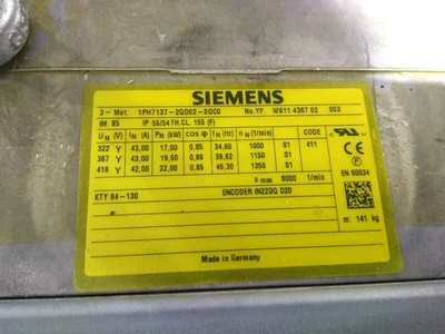 New | in-Stock Siemens SIMOTICS M Compact Induction Motor Servo Motors Michigan US | Maverick Industrial Sales #1465208