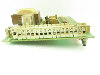 Static Control Systems LED6+1M M081/1 SCS Circuit Board PCB 110 VAC 6 Led Relay