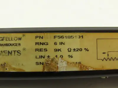 Data Instruments F56105101 6" Range Position Transducer Waters Short Longfellow