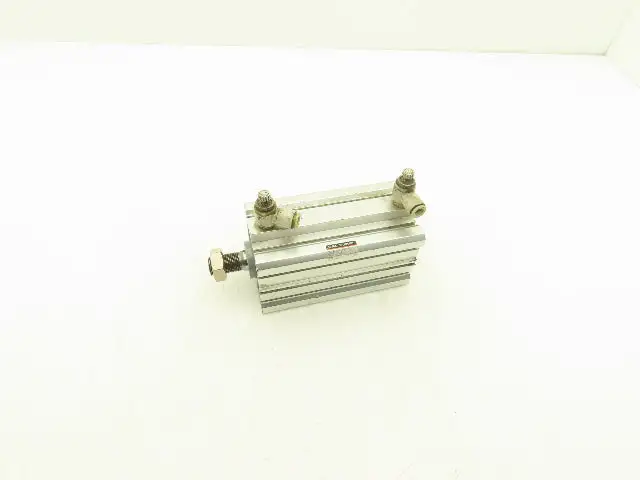 SMC CDQ2A63-100D Pneumatic Cylinder 63mm Bore 100mm Stroke 145psi Through Hole