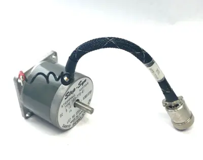 Used Sanyo Denki Step-Syn Stepper Motor 5.1VDC 1.0A 1.8° Step Motors (misc) Michigan US | Maverick Industrial Sales #1395666