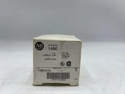 New | in-Stock ALLEN BRADLEY 1490-N10 Automation Control (HMI) | ND Industrial Surplus #1224106