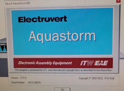 USED ELECTROVERT AQUASTORM 100