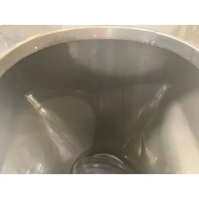 Used 1000 Liter (35 cu. Ft) IBC Matcon Stainless Steel Portable Tote Bin
