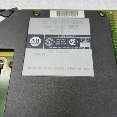 USED Allen-Bradley S1771-IAD/C