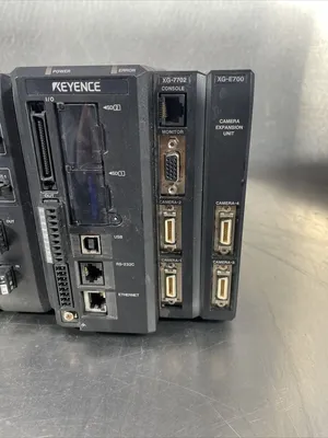 Keyence XG-7702 Multi Camera Controller XG-E700 and 2 Line Scan CA-DC21E @1D