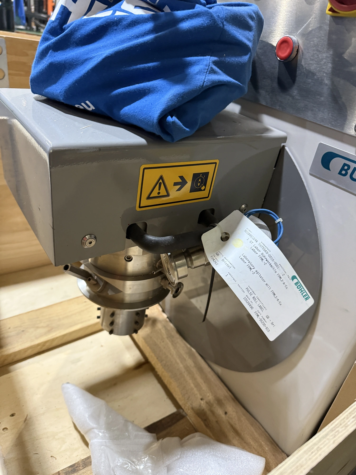 0.6 L Buhler SS vertical PML 2 2.2Kw
