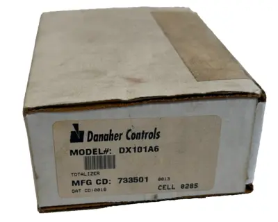 NEW DANAHER CONTROLS DX101A6 ELECTRONIC TIME/COUNT TOTALIZER