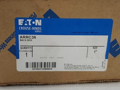 NEW Crouse-Hinds ARRC36
