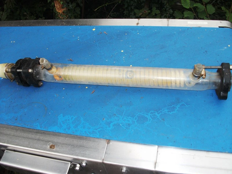 0.3 sq. m QVF Glass Heat Exchanger HE3