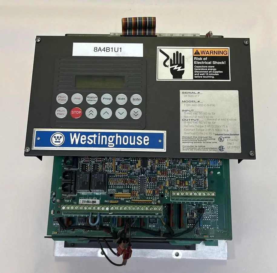 Used WESTINGHOUSE 1100-460-002-C-N-F00 Misc Electrical & Power Parts | Surplus Asset Holdings #1218775