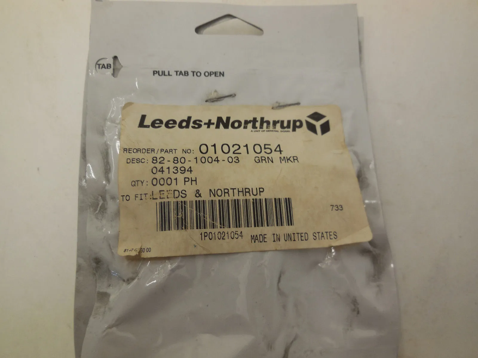 3 NEW LEEDS NORTHRUP 82-80-1004-03 GREEN MARKER 8280100403
