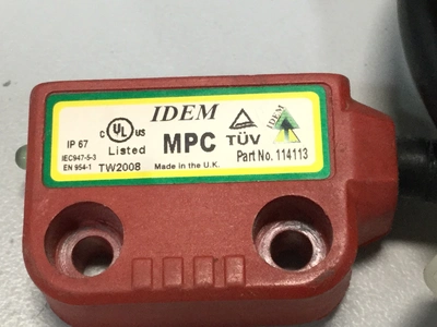Used IDEM SAFETY SWITCHES 114113 Relays & Switches Michigan US | Ideal Machinery #1174038
