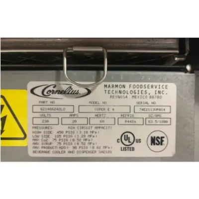 Used CORNELIUS VIPER E4 Bar Equipment British Columbia CA | Surrey Food Equipment #1503597
