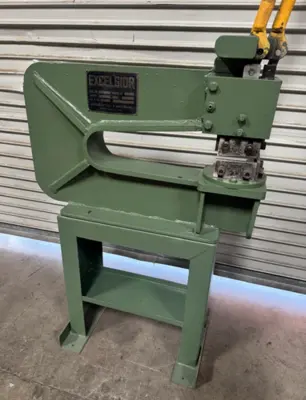 Royersford Excelsior Model 11 HLH Double Cut Shear Press Notcher 12 Gauge USA