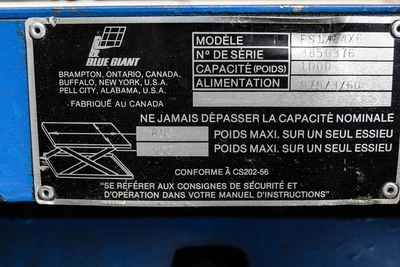 Blue Giant Scissor Lift